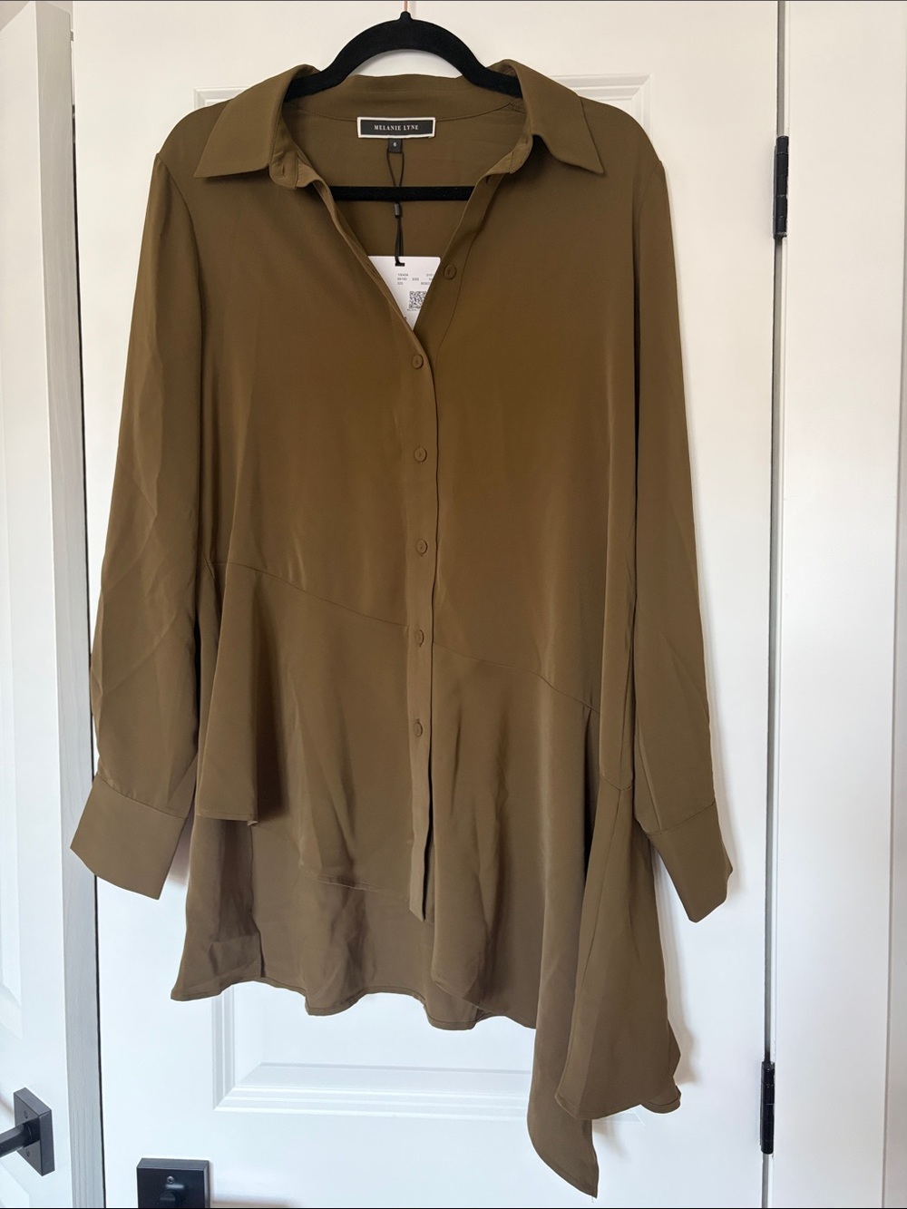 NWT Melanie Lyne Long Dress Shirt